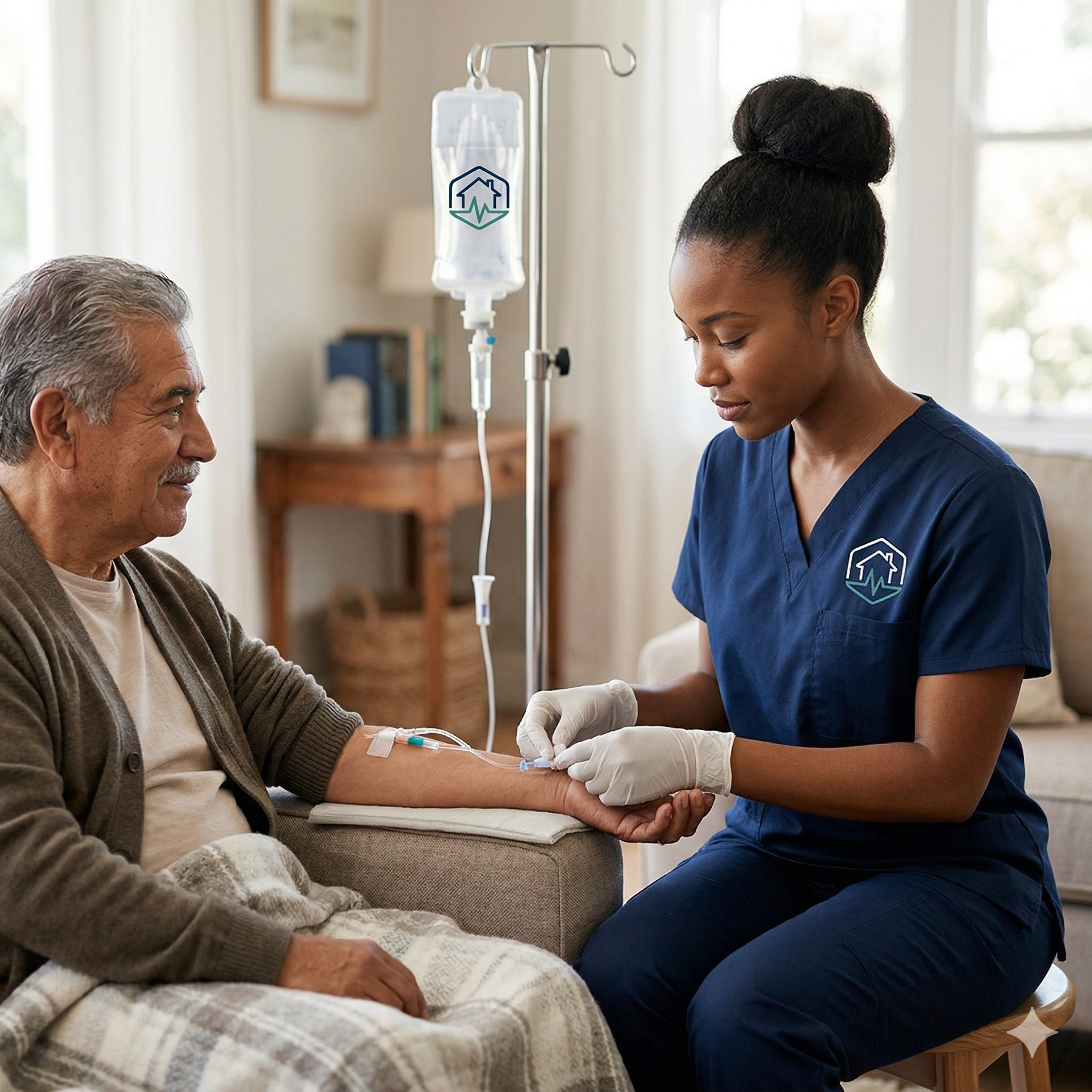 Colocación
de Suero