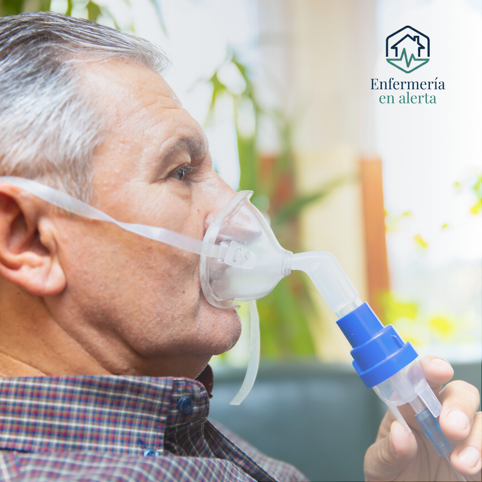 Atención de terapia respiratoria a domicilio